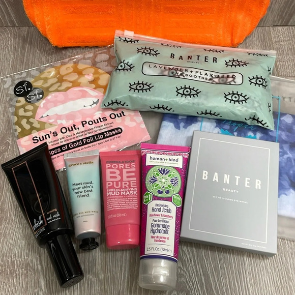Lot of Beauty Products Whish Grace & Stella Human+Kind Masks Scrubs Eye Soother - Picture 1 of 16